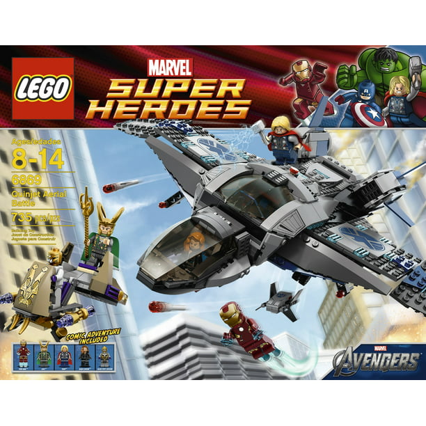 for sale online LEGO Super Heroes Quinjet Aerial Battle 6869
